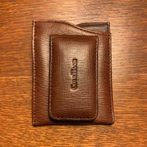 Men’s Cole Haan leather money clip